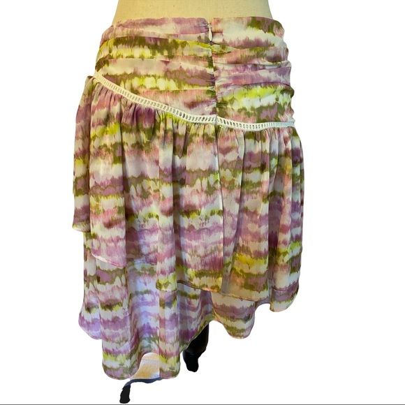 Tularosa floral asymmetrical mini skirt Medium - Picture 7 of 7